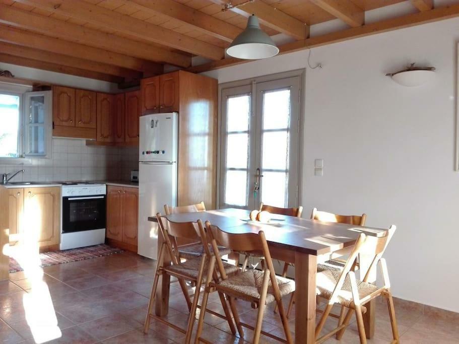 Sunny House With Amazing View For 4+2 Persons Villa Plaka  Bagian luar foto