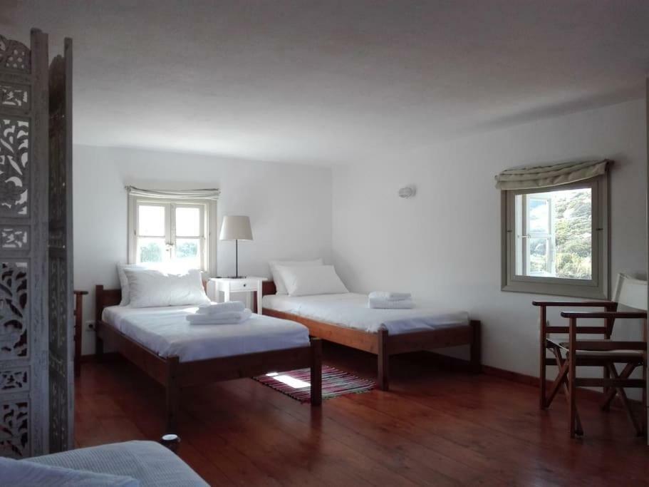 Sunny House With Amazing View For 4+2 Persons Villa Plaka  Bagian luar foto